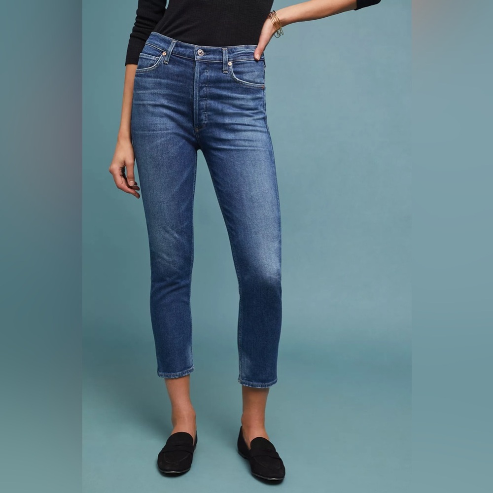 Citizens of Humanity Olivia Ultra High-Rise Slim Ankle Jeans Size 25